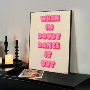 Plakat jazz i gramofon do salonu żółty