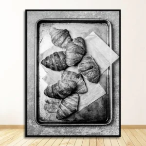 Kawa i wino - minimalistyczny plakat czarno-biały Zielony