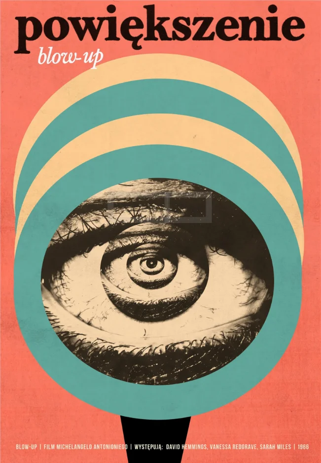 Vintage plakat kinowy retro Fioletowy/фиолетовый