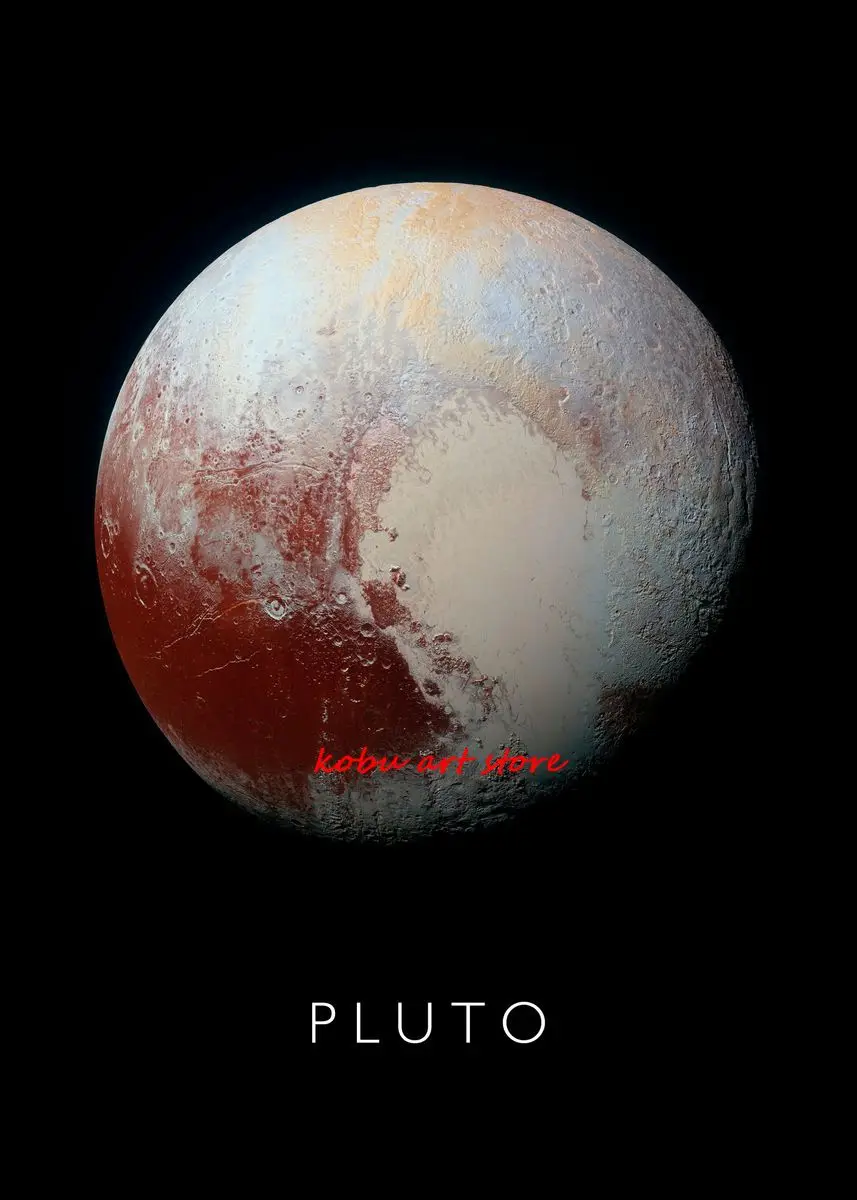 Plakat kosmos planeta i uklad sloneczny Jasnoszary