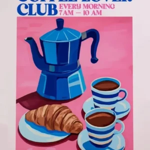 Plakat kuchenny kawa sushi ramen Zielony
