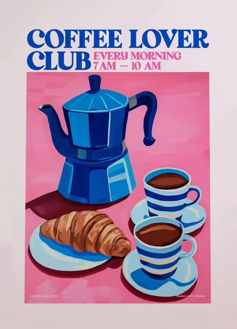 Plakat kuchenny kawa sushi ramen Zielony