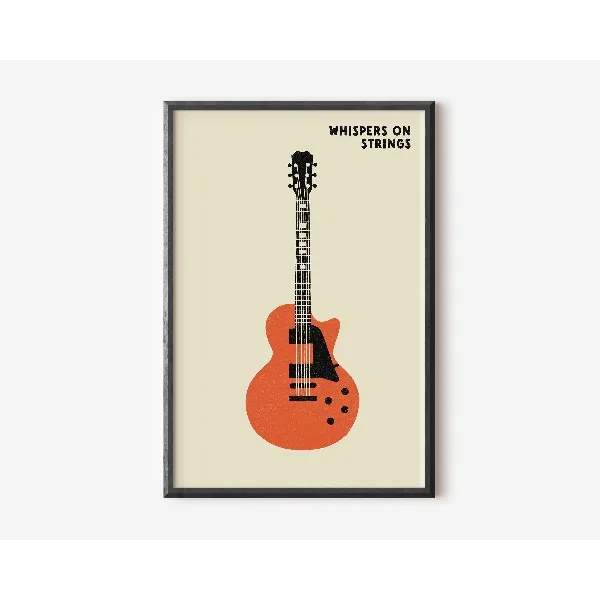 Kultura pop lat 90. - minimalistyczny plakat Zielony