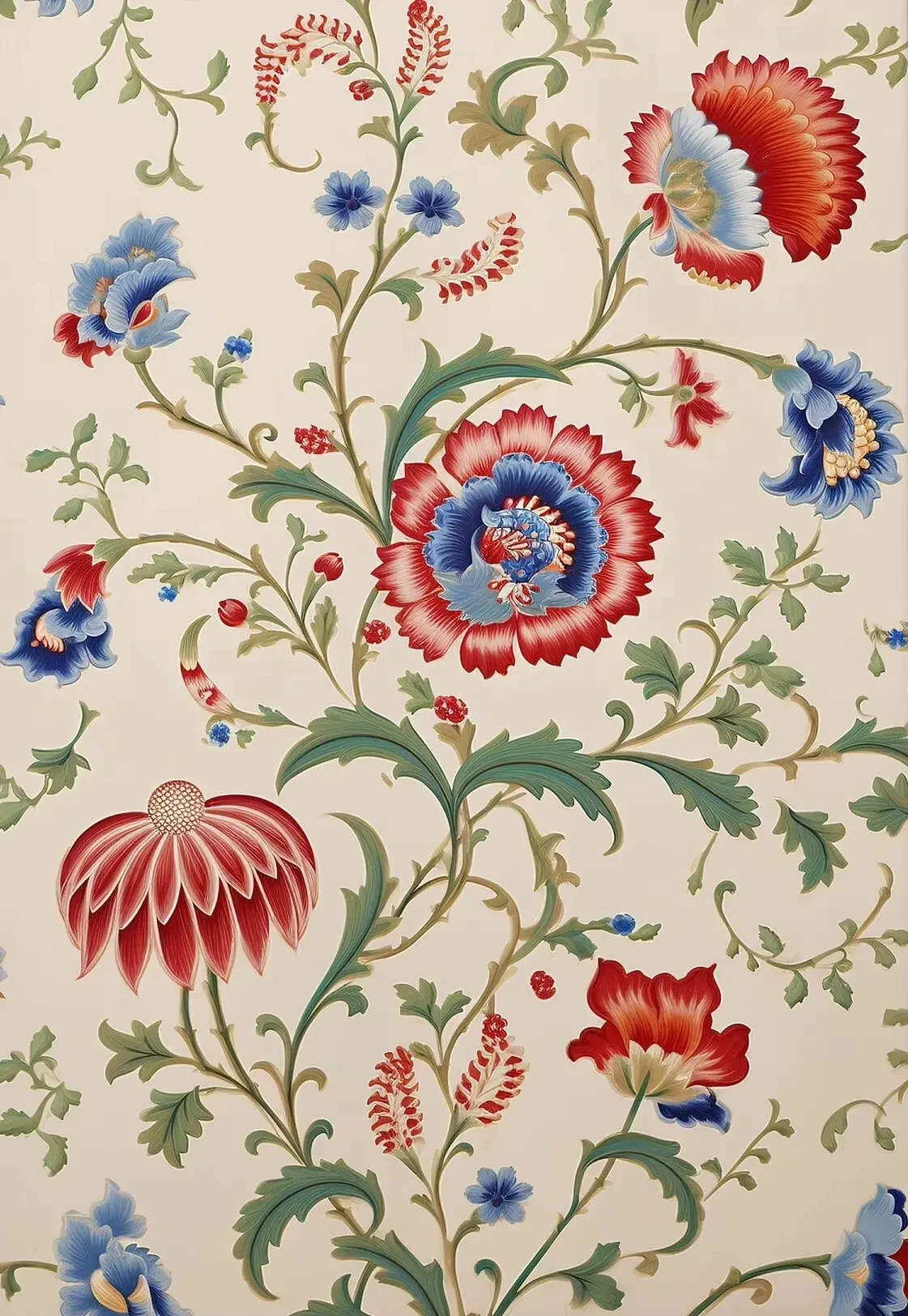 Plakat kwiatowy vintage boho - abstrakcyjna grafika żółty