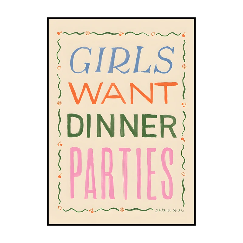 Plakat kwiaty w wazonie – prosty styl Khaki
