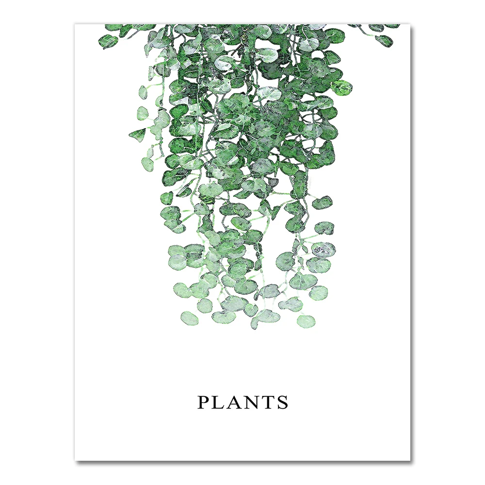 Plakat z liściem palmy monstera w stylu nordyckim Jasnoszary