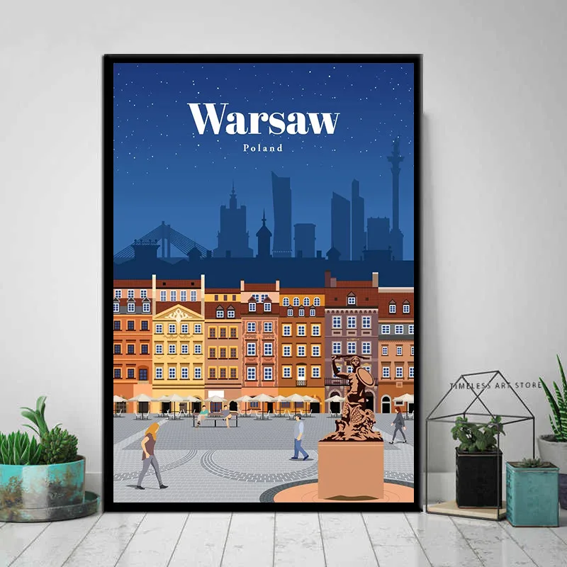 Mapy miast retro - Tokio, Praga, Sydney Niebieski