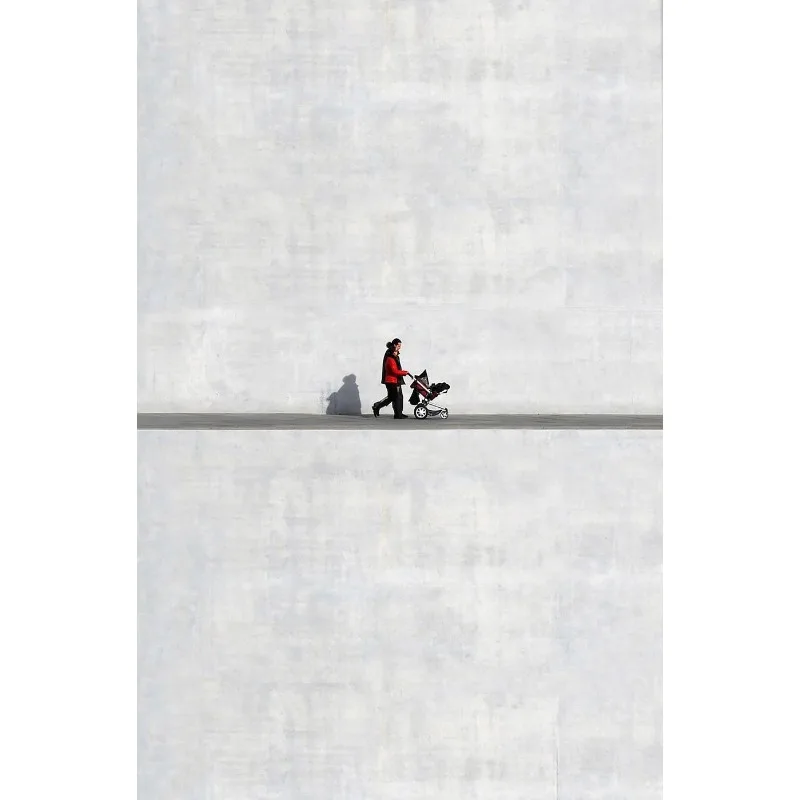 Plakat minimalistyczny fotografia sylwetki Burgundia
