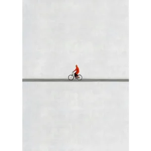Plakat minimalistyczny fotografia sylwetki śliwka