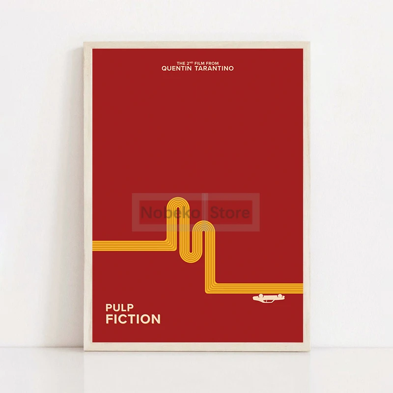 Minimalistyczny plakat retro z samochodem Burgundia