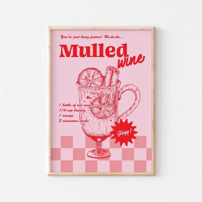 Mojito retro - plakat do salonu i baru Srebrny