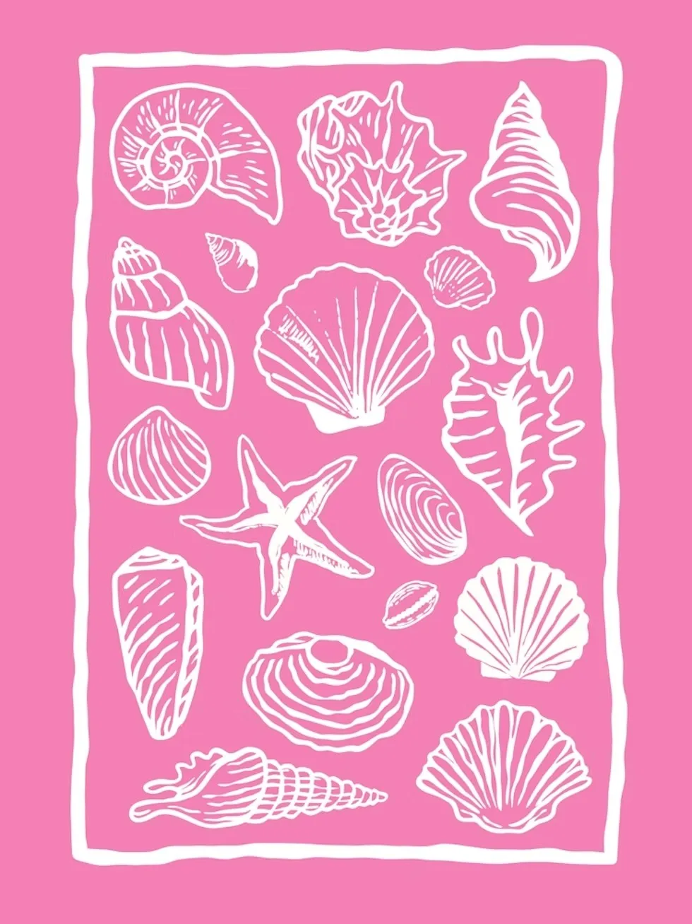 Plakat nadmorski w stylu galerii Fioletowy/фиолетовый