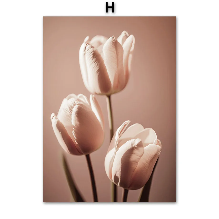 Plakat luksusowy Paryż z samochodem i tulipanami Niebieski
