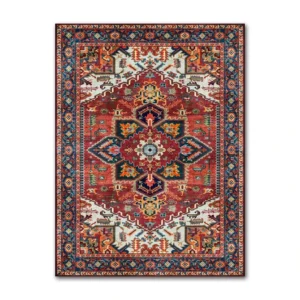 Plakat Perski Dywan - Orientalna Abstrakcja Jasnoszary