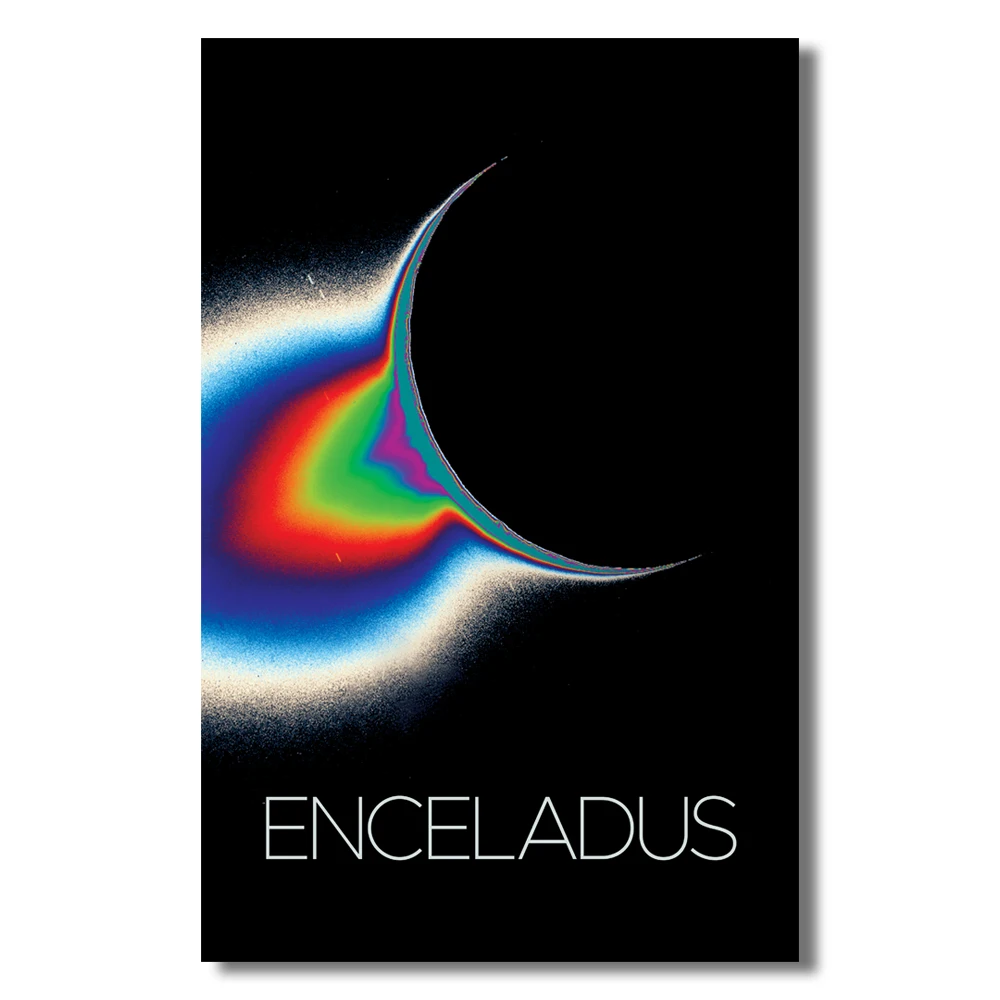 Plakat planety Układu Słonecznego Zielony