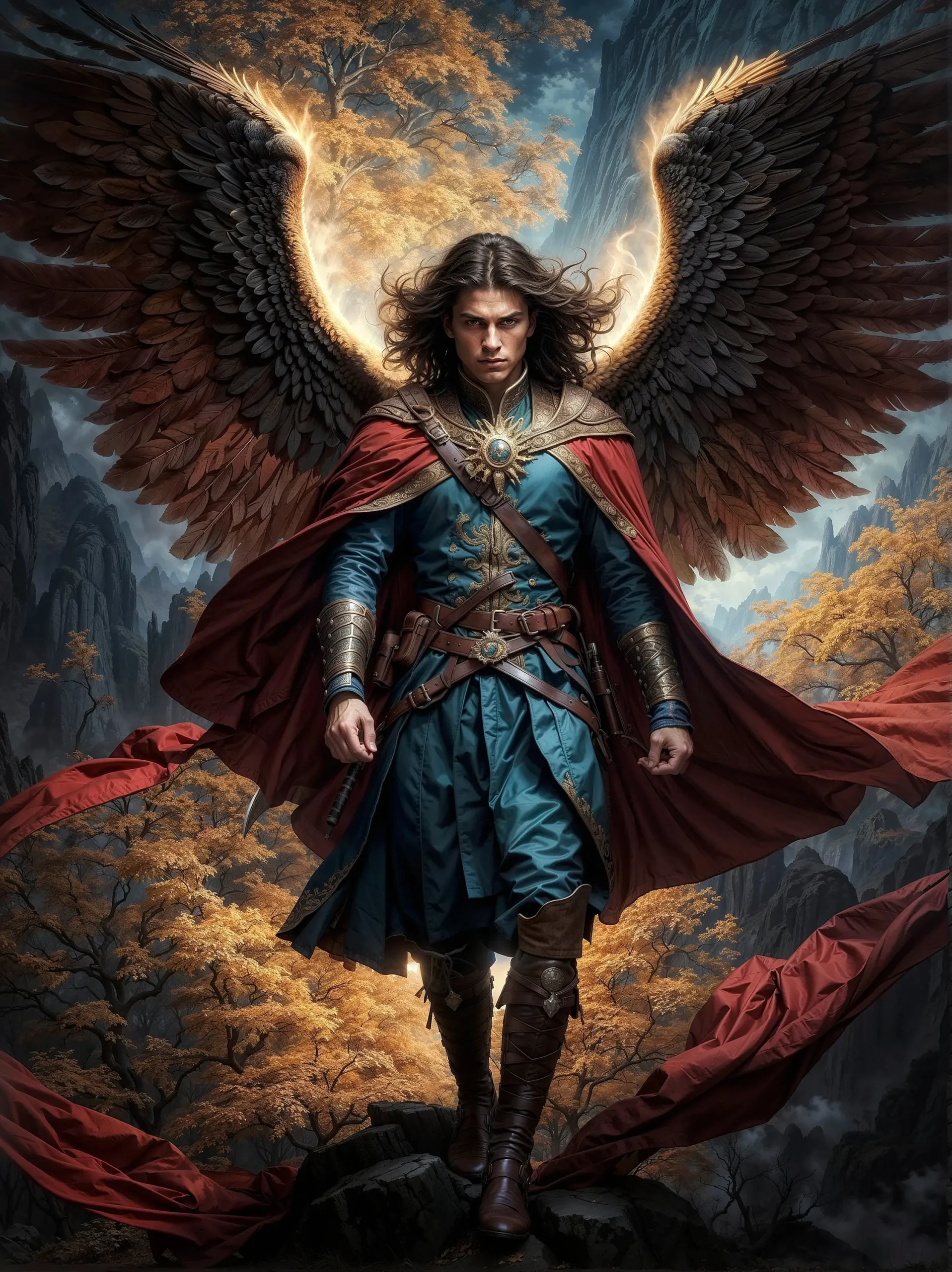 Plakat renesansowy archanioł Michał Wielo