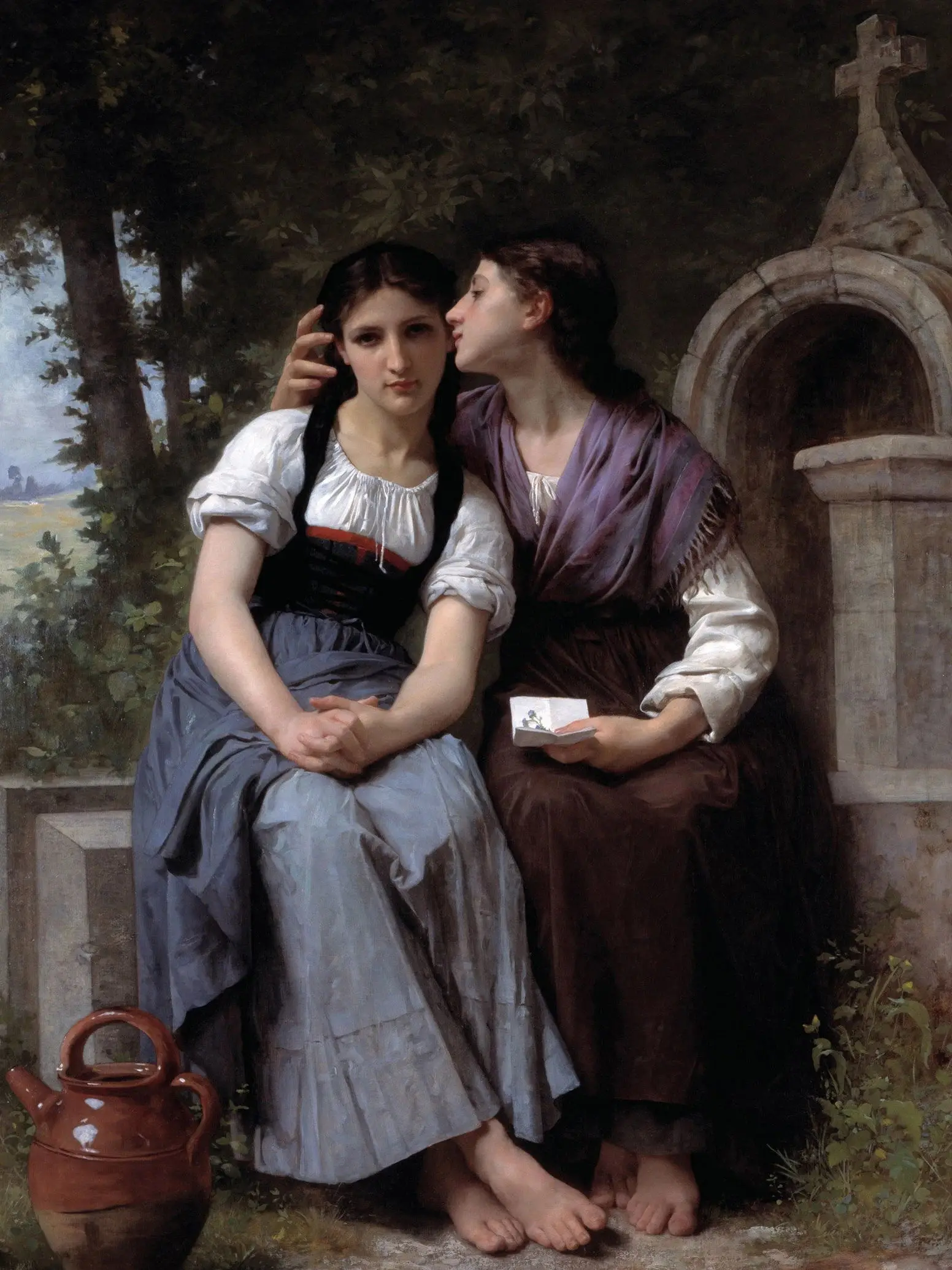 Plakat retro - kobiety, motyw LGBT Czarny