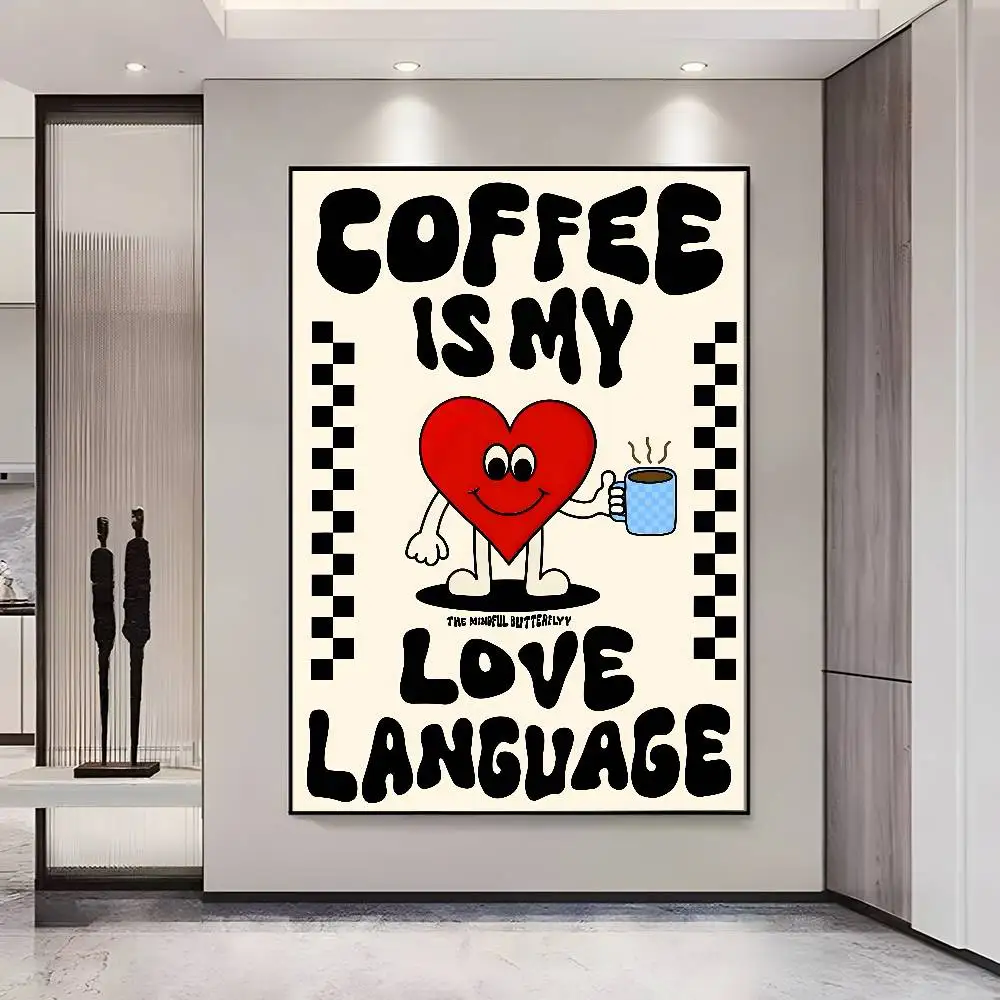 Plakat retro pop jedzenie Fioletowy