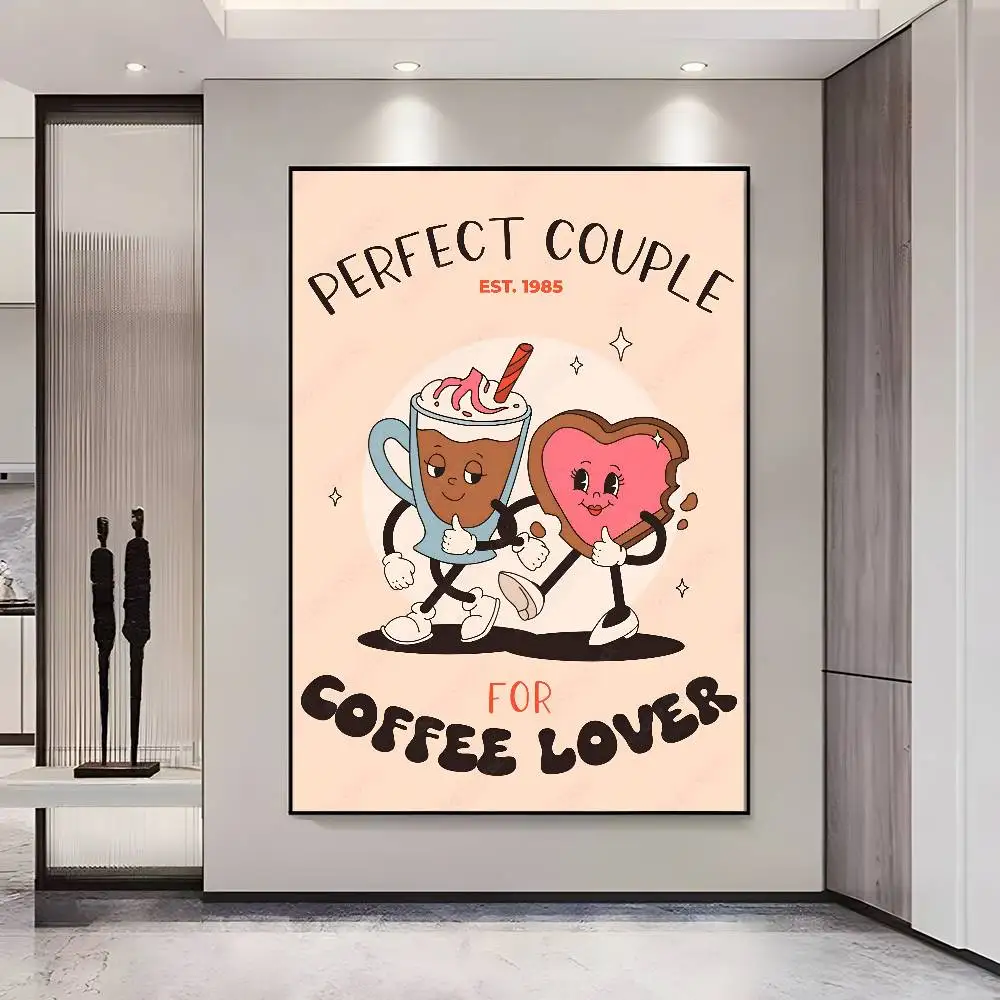 Plakat retro pop jedzenie śliwka