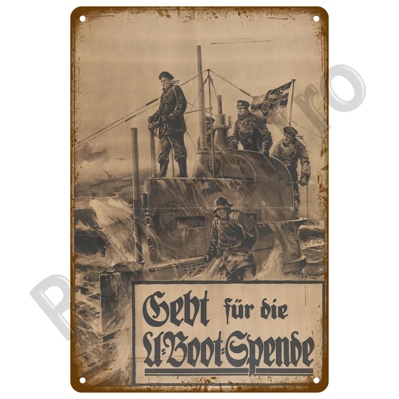 Plakat retro - metalowa tablica filmowa w stylu industrial Jasnozielony