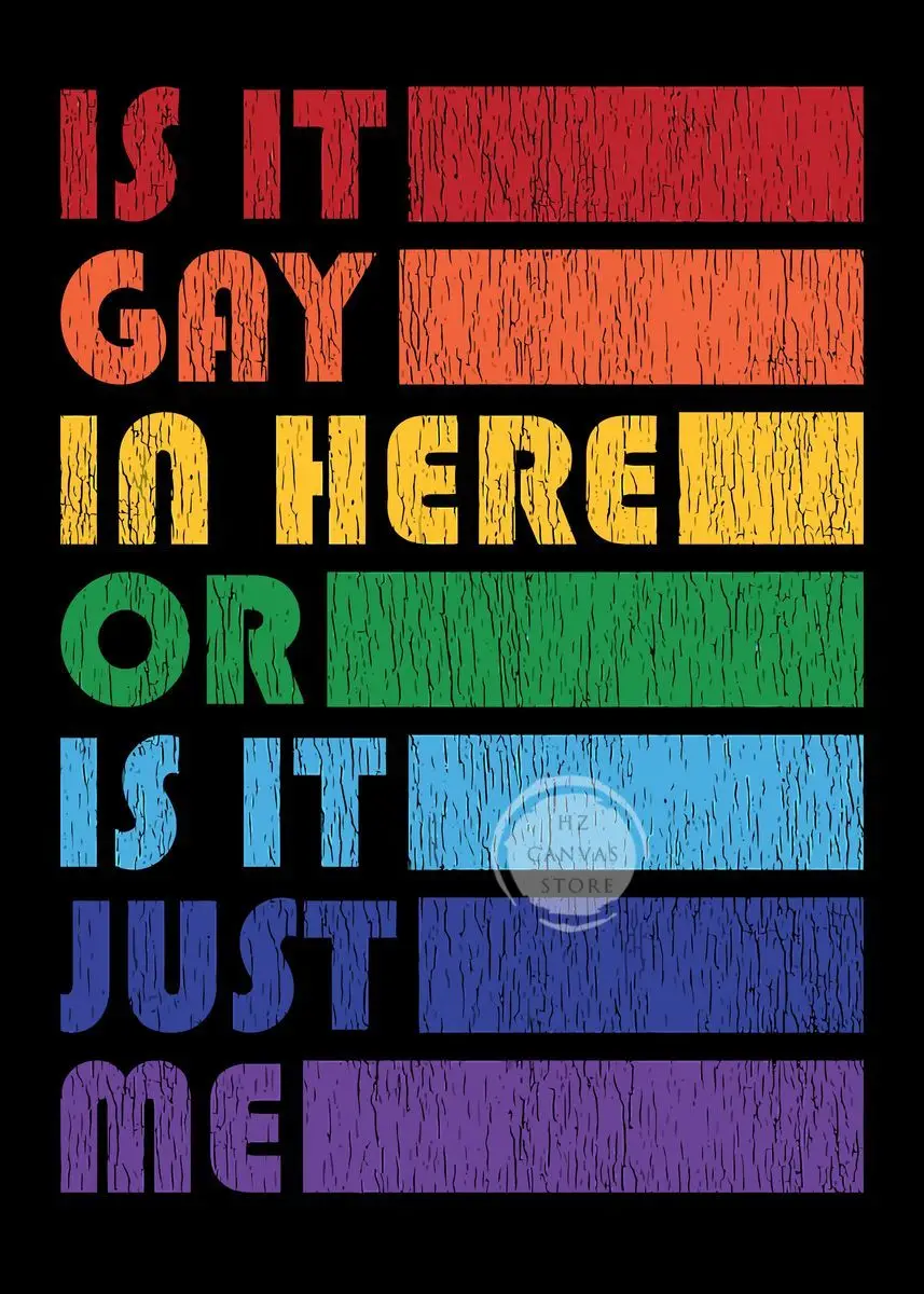 Plakat tęcza pride – abstrakcyjna kolorowa dekoracja Czarny