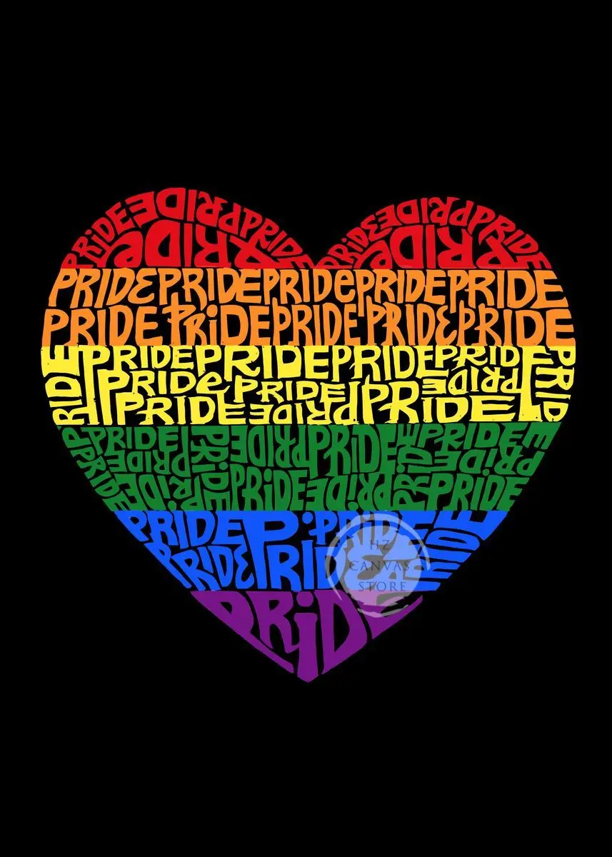 Plakat tęcza pride – abstrakcyjna kolorowa dekoracja Jasnozielony