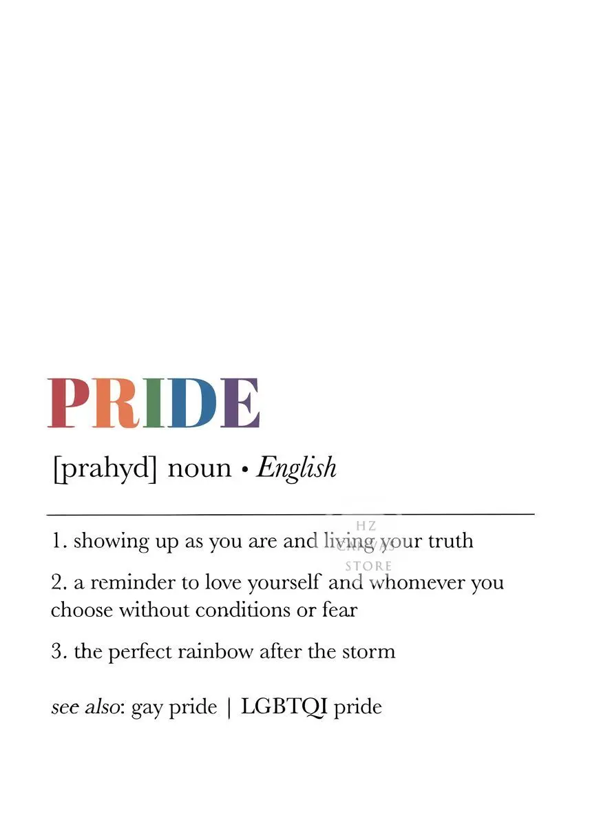 Plakat tęcza pride – abstrakcyjna kolorowa dekoracja żółty
