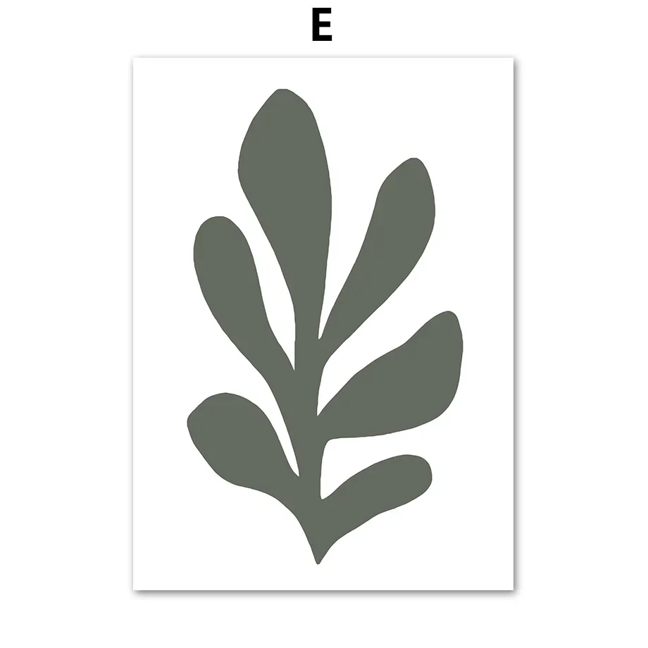 Plakat abstrakcyjny tulipan i monstera Fioletowy