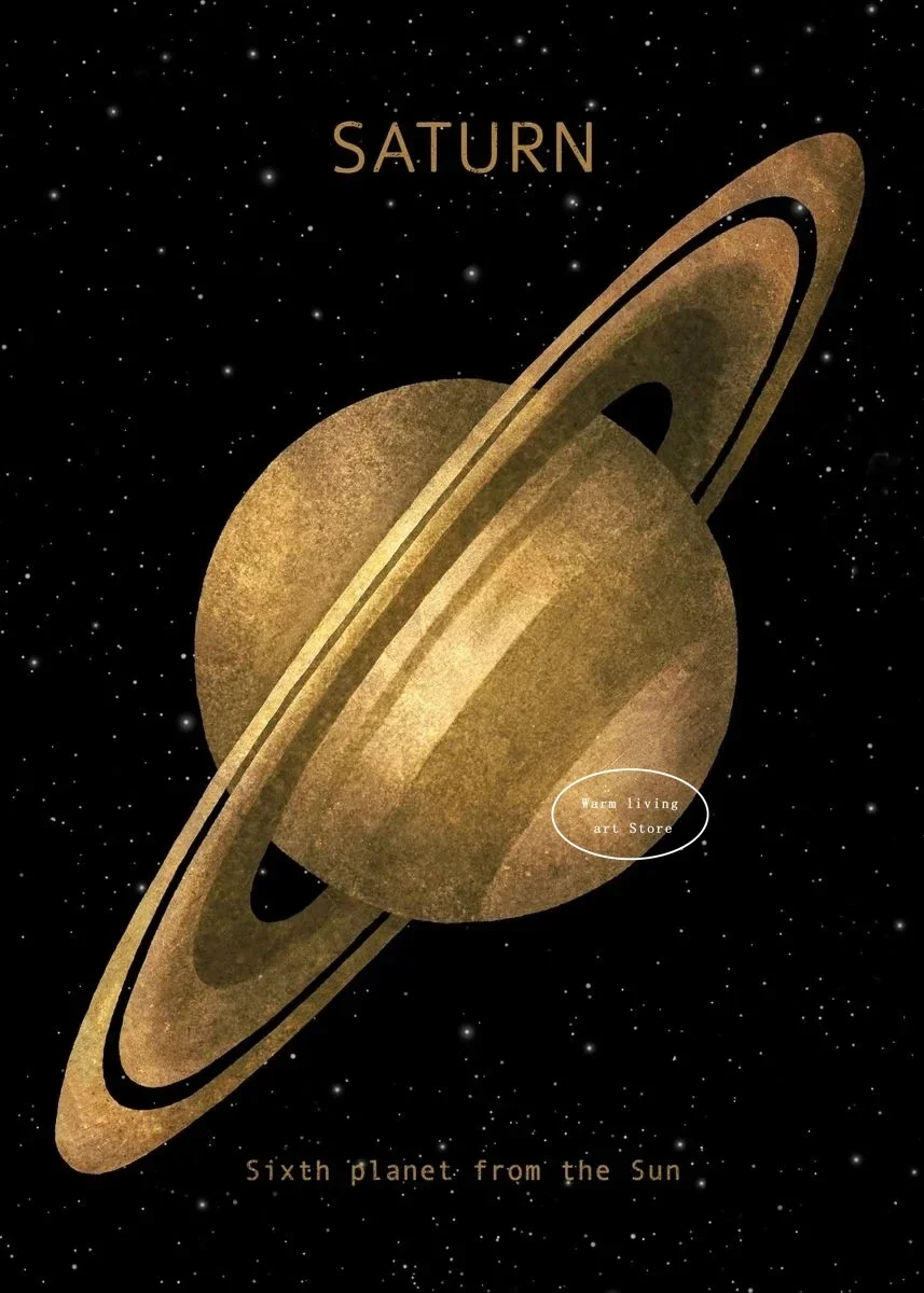 Plakat Uklad Sloneczny z planetami Burgundia
