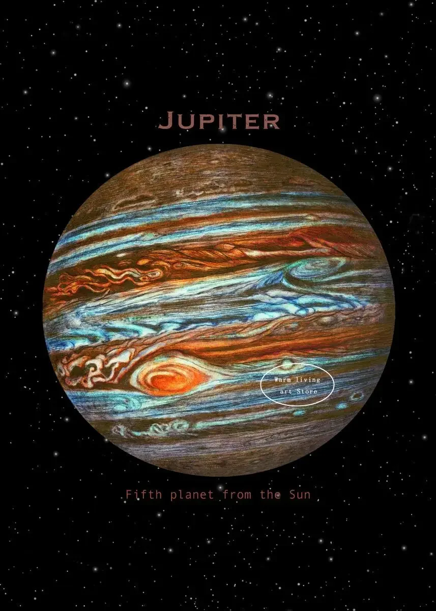 Plakat Uklad Sloneczny z planetami Fioletowy