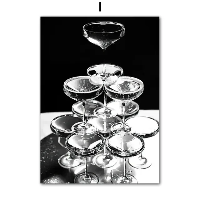 Plakat vintage aparat i samochod czarno-bialy Granatowy