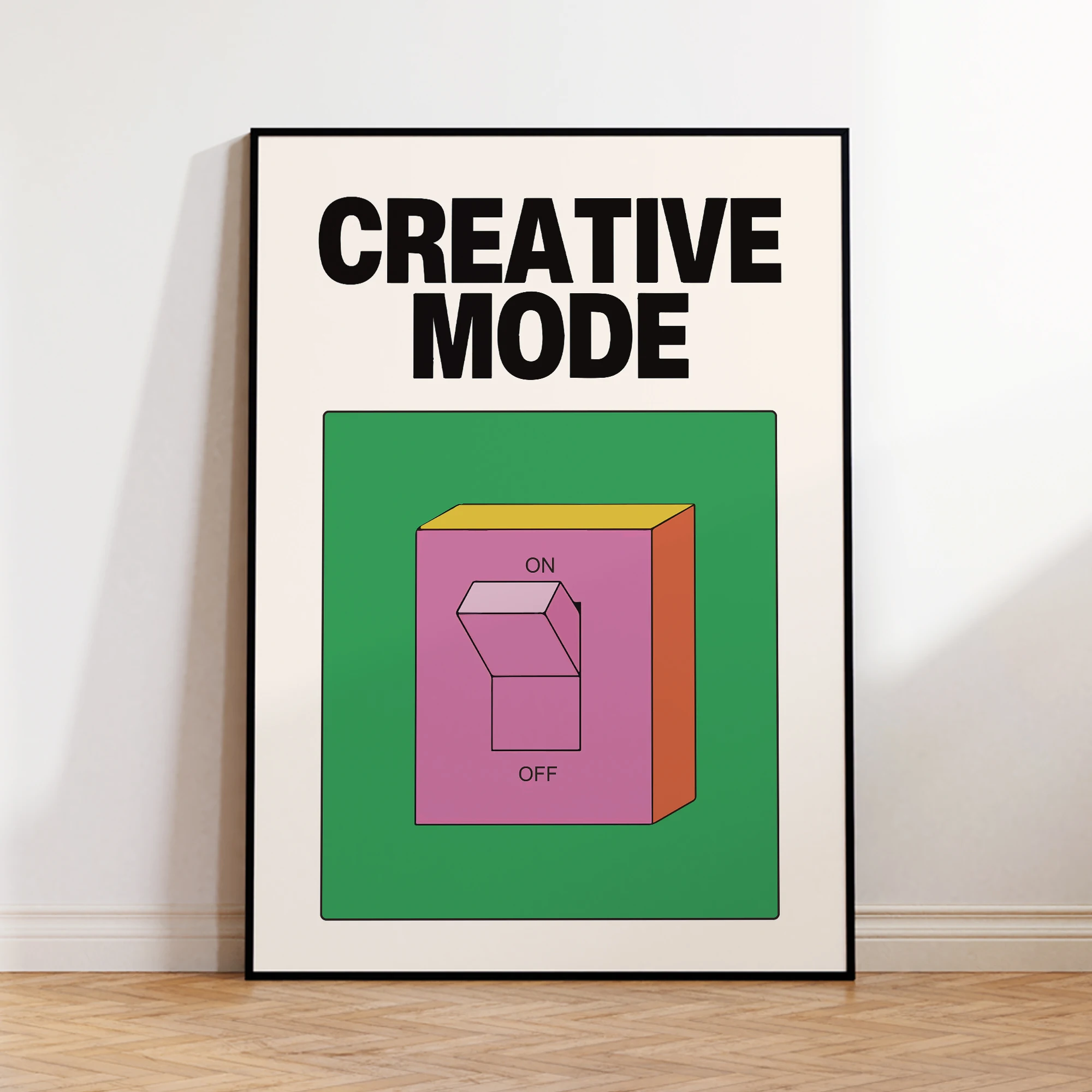 Plakat vintage moda kobieca retro żółty
