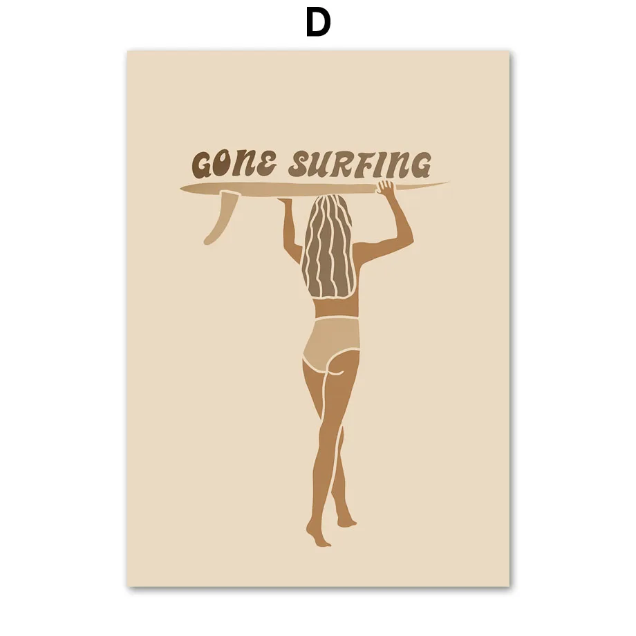 Wieloryb i surfing - letni plakat morski Burgundia