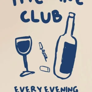 Wino, kawa i herbata - plakat kulinarny do kuchni Złoto