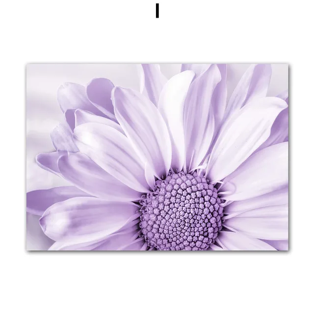 Pole lawendy - minimalistyczny plakat krajobrazowy Granatowy