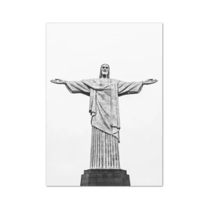 Rio de Janeiro czarno-biała fotografia Czarny