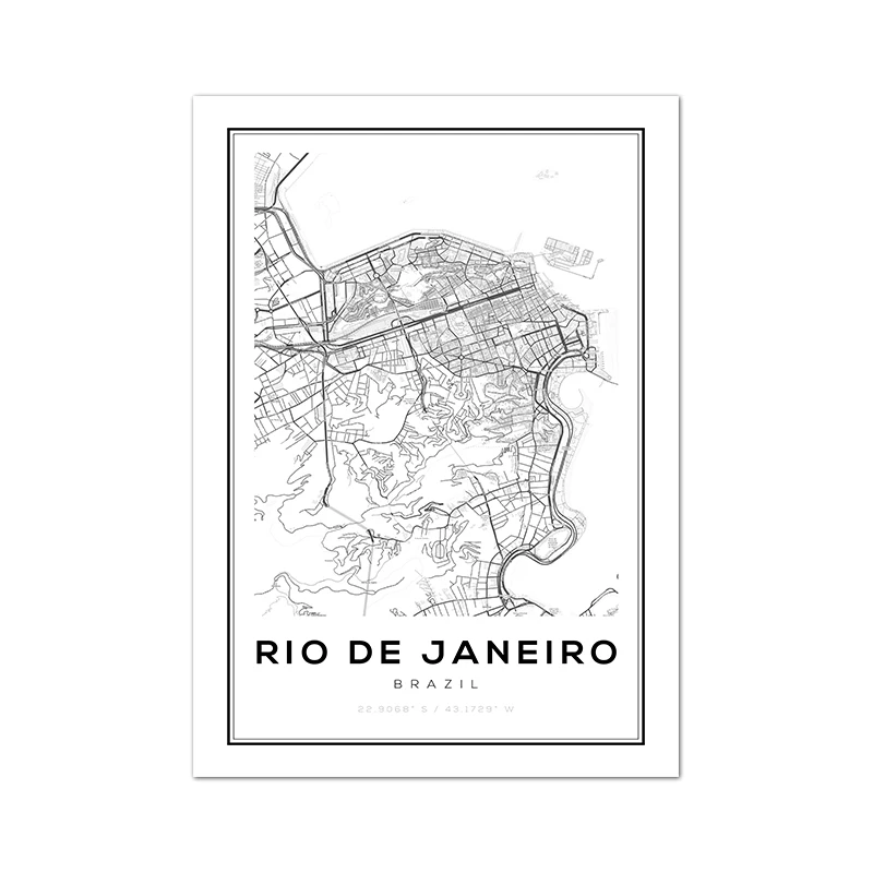 Rio de Janeiro czarno-biała fotografia Czekolada