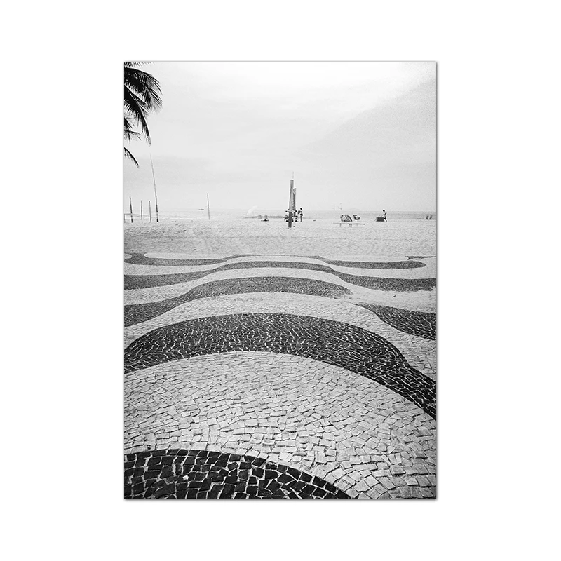 Rio de Janeiro czarno-biała fotografia Jasny