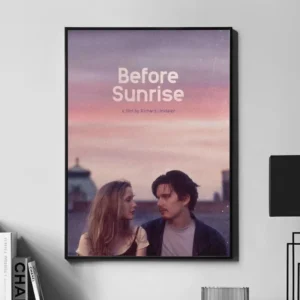 Romantyczny plakat typograficzny - wschód słońca Czarny