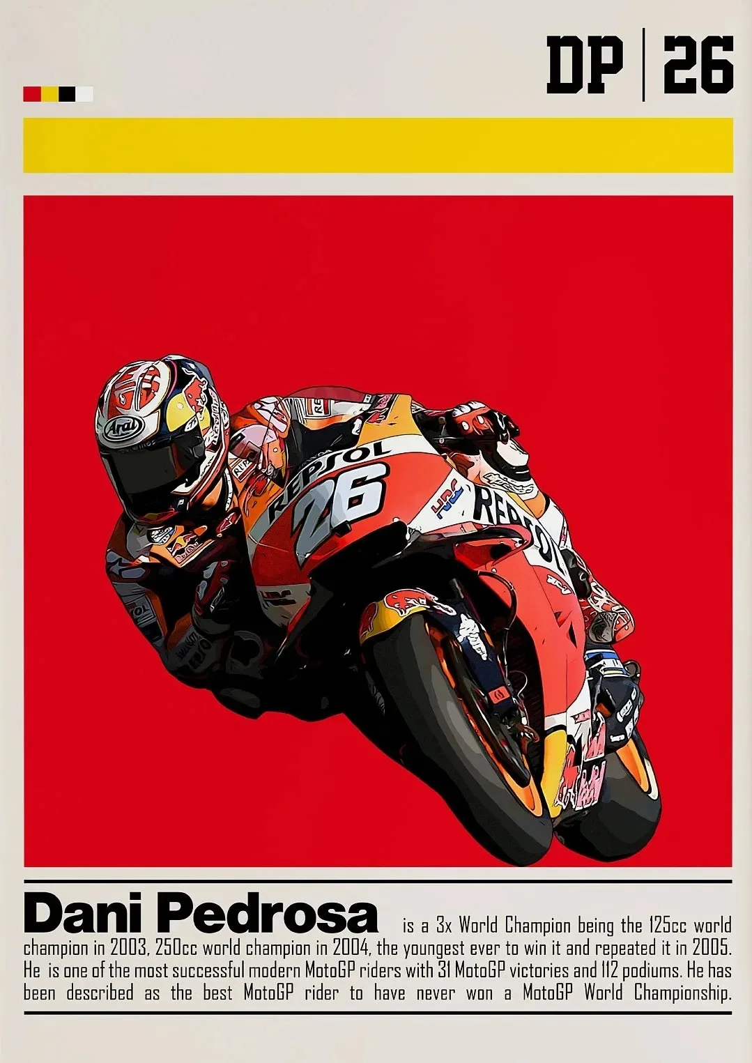 Sporty motorowe - nowoczesny plakat na płótnie Brązowy