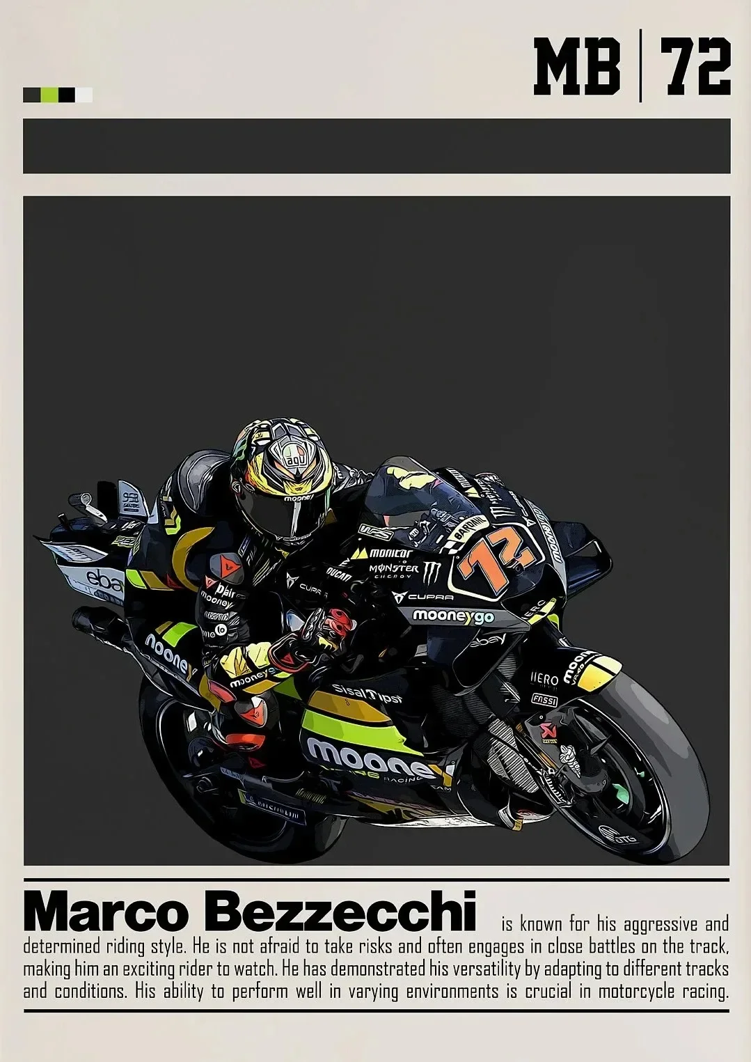 Sporty motorowe - nowoczesny plakat na płótnie Fioletowy/фиолетовый
