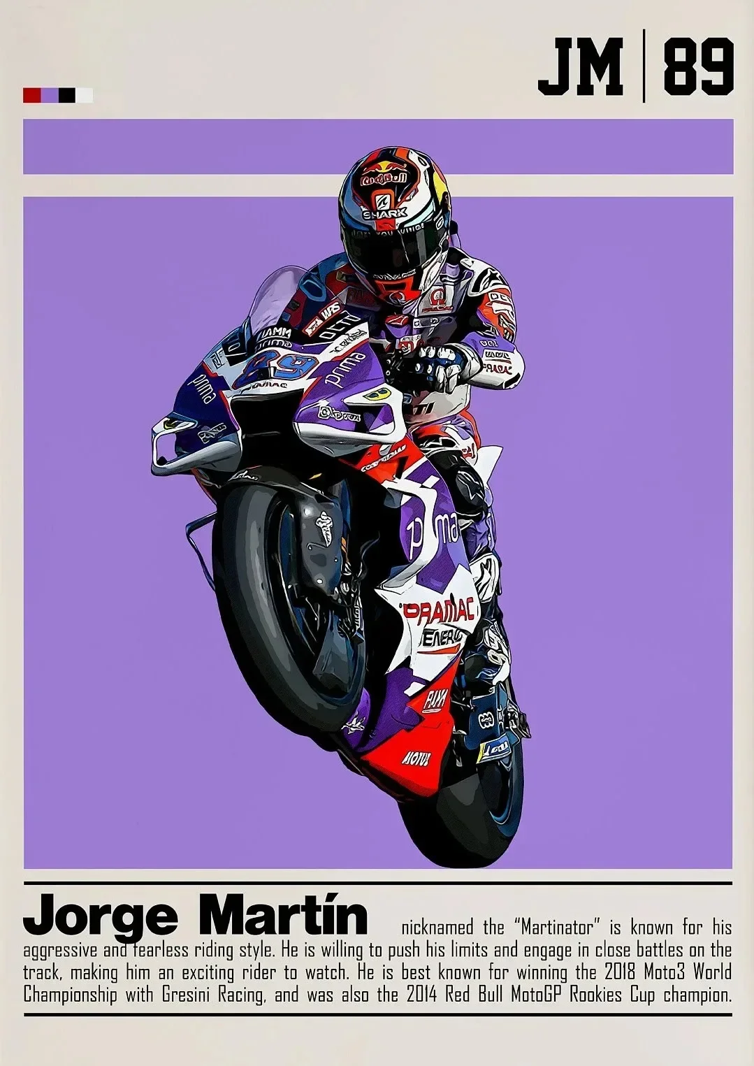 Sporty motorowe - nowoczesny plakat na płótnie Granatowy