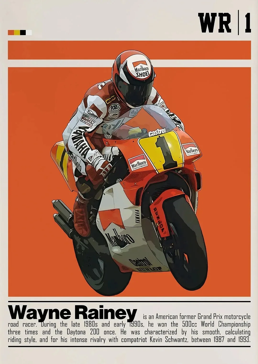 Sporty motorowe - nowoczesny plakat na płótnie Jasnozielony