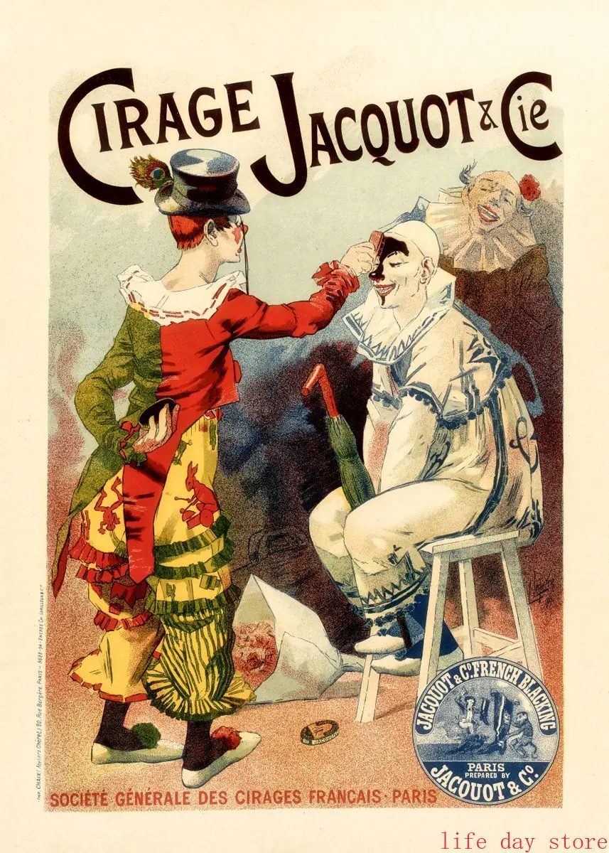 Tańcząca kobieta - plakat art nouveau Jasnozielony