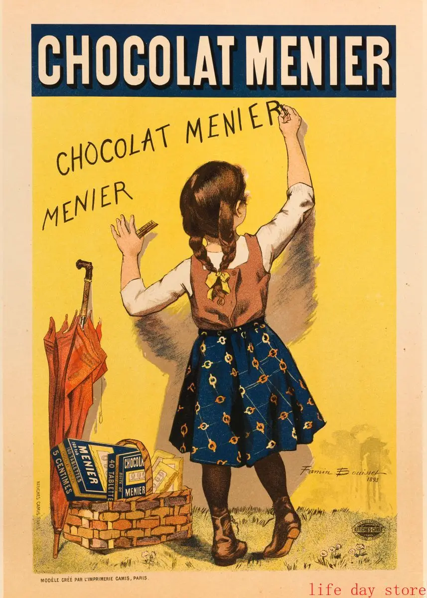 Tańcząca kobieta - plakat art nouveau żółty