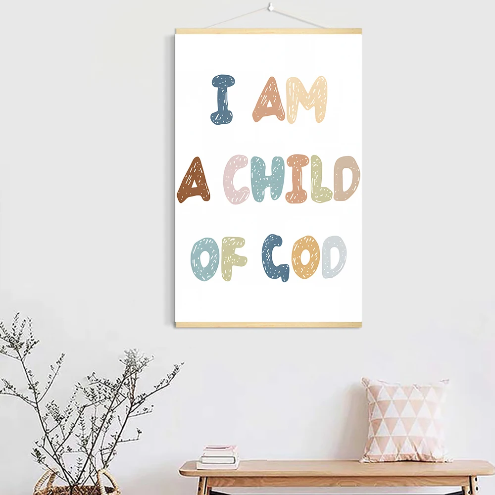 Werset biblijny w stylu boho - plakat ze sloncem Czarny