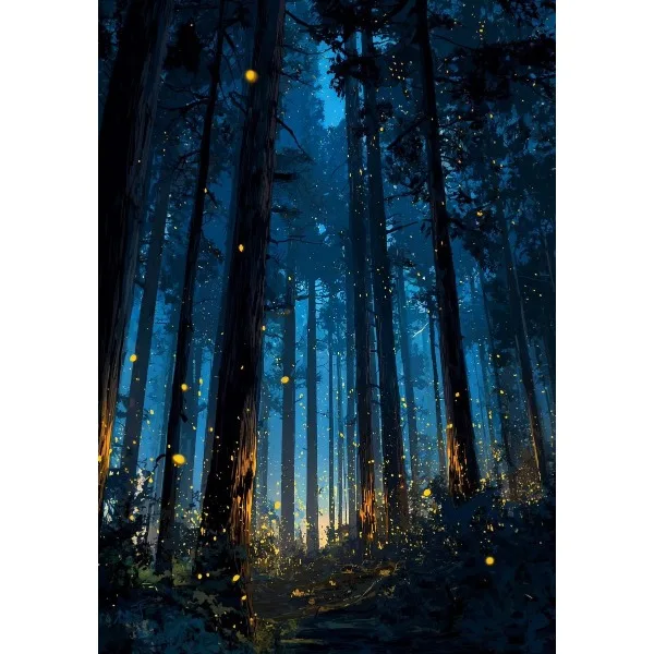 Zamek magii – gotycki plakat fantasy na płótnie Czerwony
